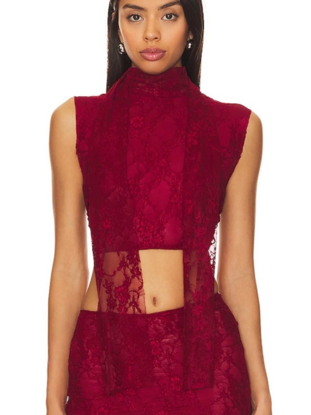 Somebodee Loren Top in Red